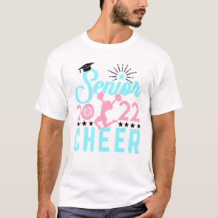 Cheer Senior 2022 Cheerleading Senior Night Gradua T-Shirt