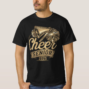 Cheer Senior 2025 Cheerleader Graduation Class Of T-Shirt