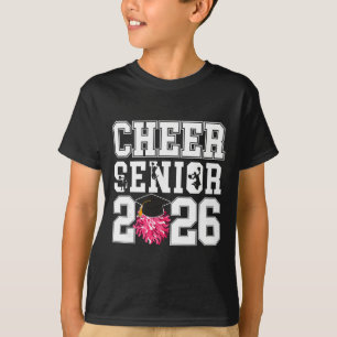 Cheer Senior 2026 Cl Of 2026 Senior Cheerleader T-Shirt