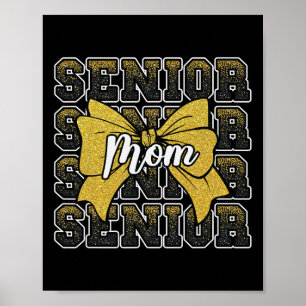 Cheer Senior Mom 2025 Cl Graduation Day Cheerleadi Poster