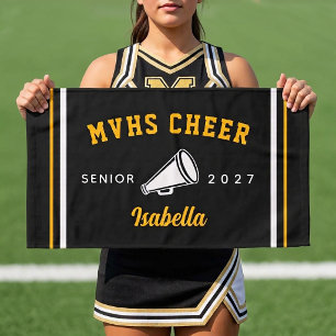Cheer Senior Night Gift, Custom Name Sports Hand Towel