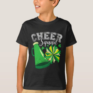 Cheer Squad Cheerleader Cheerleading St Patricks D T-Shirt