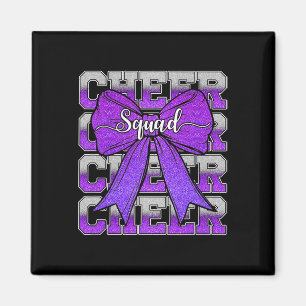 Cheer Squad Funny Cheerleader Cheerleading Coquett Magnet