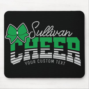 Cheer Team ADD NAME School Athlete Cheerleader  Mouse Pad