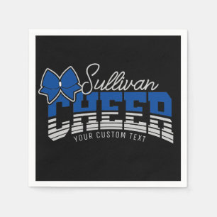 Cheer Team ADD NAME School Athlete Cheerleader  Napkin