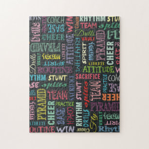 Cheer Terms On The Chalkboard Jigsaw Puzzle
