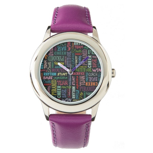 Cheer Terms On The Chalkboard Watch (Front)