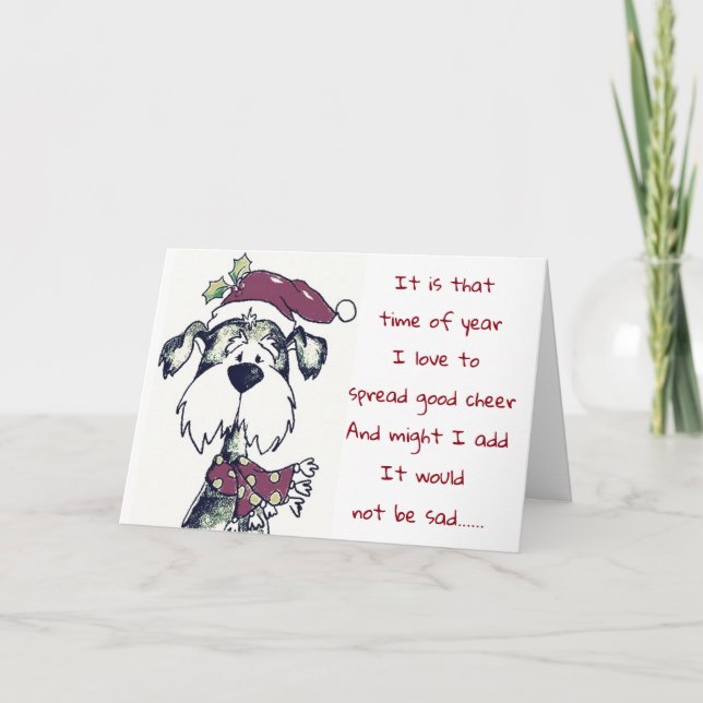 *CHEER* TO LAST "ALL YEAR" CHRISTMAS CARD (Front)