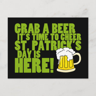 Cheer to St. Patrick's Day Postcard