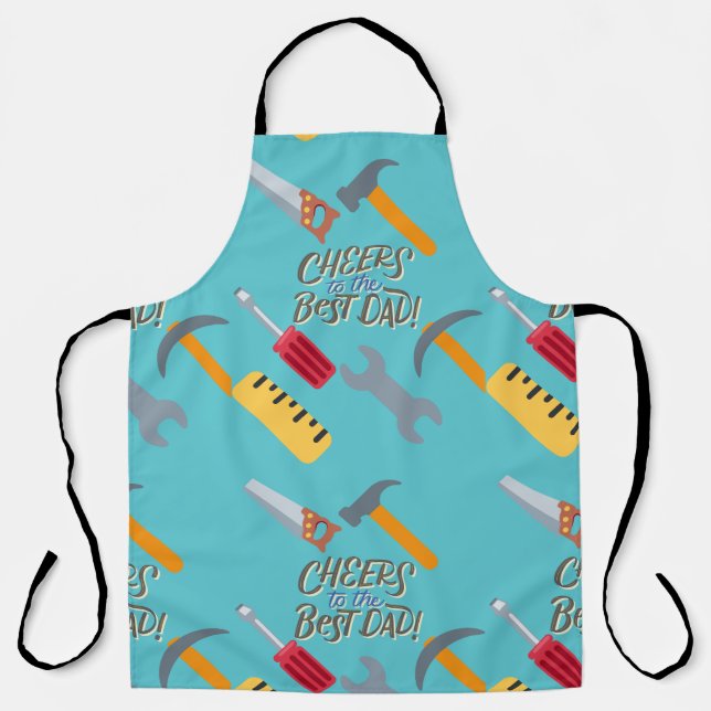 CHEER TO THE BEST DAD APRON (Front)