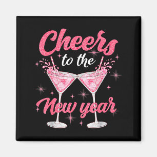 Cheer To The New Year Happy New Year 2026 Countdow Magnet