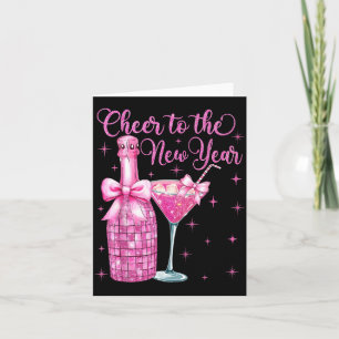 Cheer To The New Year Happy New Year 2026 Party  Card