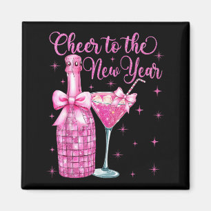 Cheer To The New Year Happy New Year 2026 Party  Magnet
