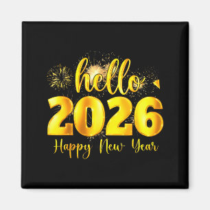 Cheer To The New Year Happy New Year 2026 Party  Magnet