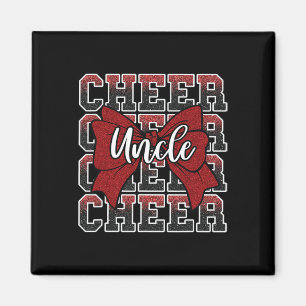 Cheer Uncle Aunt Bow Sport Cheerleader Cheerleadin Magnet