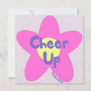 Cheer Up Encouragement Christian Condolences Card