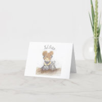 Cheer up get well card for girls or women