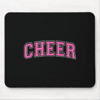 Cheer Varsity Pink And White Cheerleader Cheerlead Mouse Pad