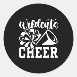 Cheer Wilats Back To School Srit Classic Round Sticker