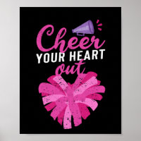 Cheer Your Heart Out Cheerleading Cheerleader