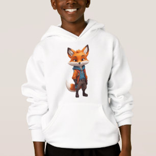 Cheerful and Adventurous Fox Illustration