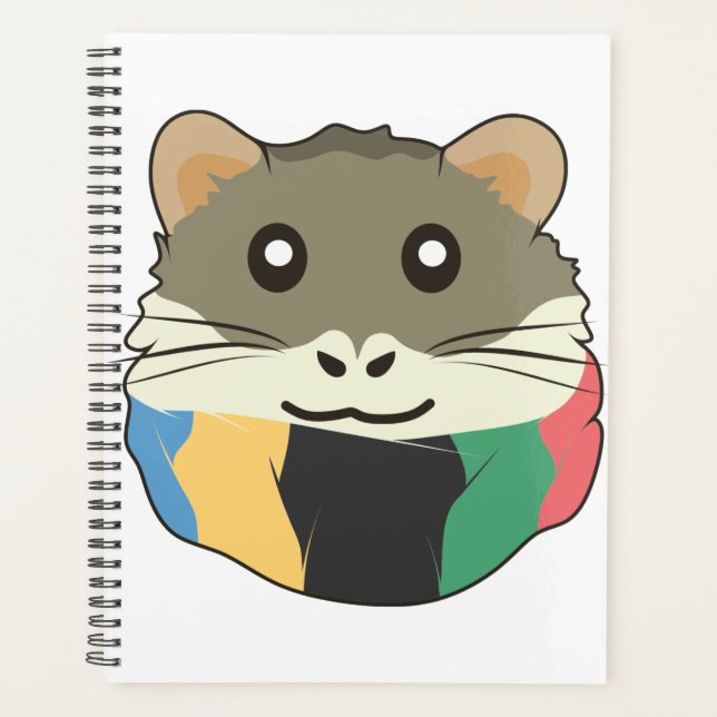 Cheerful and lighthearted hamster planner (Front)