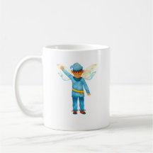 Cheerful Blue Elf Mug