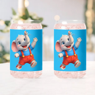 Cheerful blue glass concept