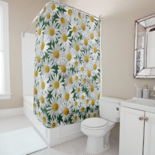 Cheerful, Bright Daisy Shower Curtain
