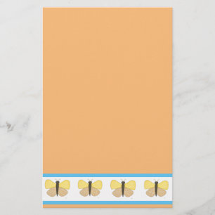 Cheerful Butterfly Stationery