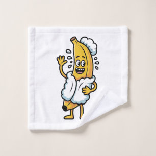 Cheerful Cartoon Banana Shower Bath Towel