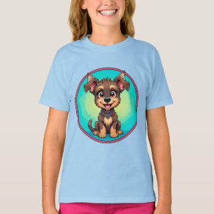 Cheerful Cartoon Dog T-Shirt