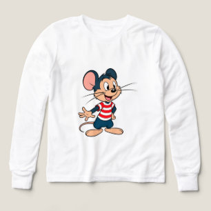 Cheerful Cartoon Mouse Character