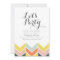 Cheerful Chevron Birthday Invite
