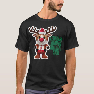 Cheerful Christmas Cats With Gifts - Festive Holid T-Shirt