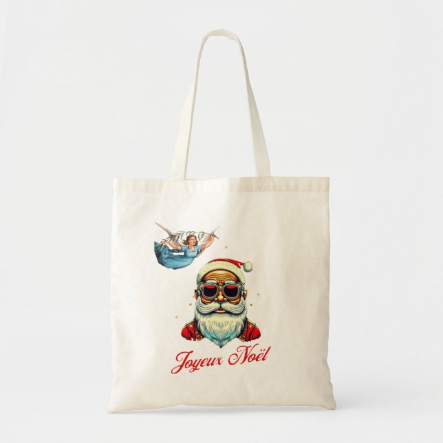 cheerful Christmas Tote Bag (Front)