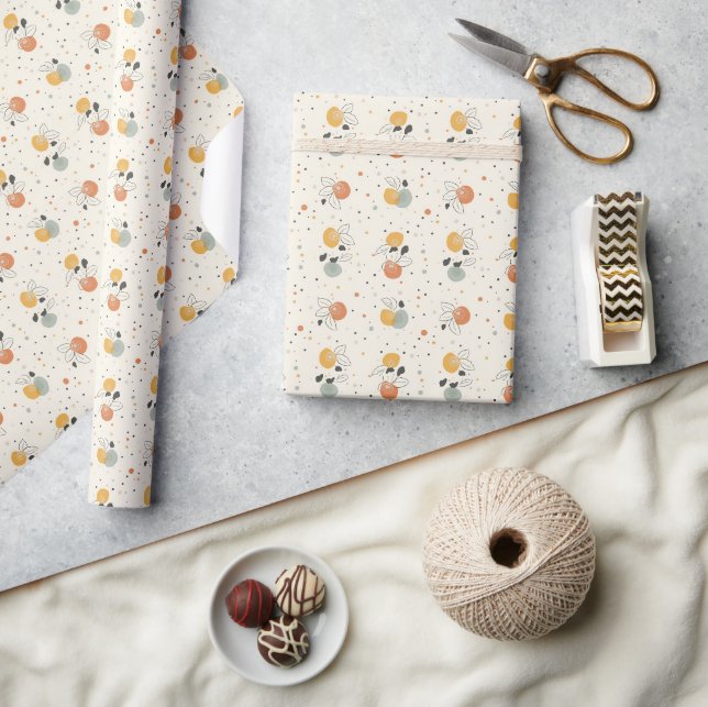Cheerful Citrus Wrapping Paper (Crafts)