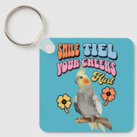 Cheerful Cockatiel Parrot 