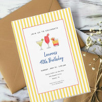 Cheerful Cocktail drinks Adult Birthday