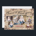 Cheerful Collage Holiday Photo Card<br><div class="desc">Celebrate the season with this modern and stylish holiday card from Berry Berry Sweet. Visit WWW.BERRYBERRYSWEET.COM for more of our stylish holiday collections.</div>
