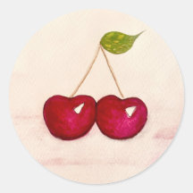 Cheerful Colourful Cherry Stickers