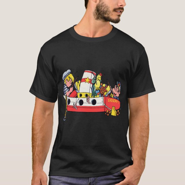 Cheerful colourful fish T-Shirt (Front)