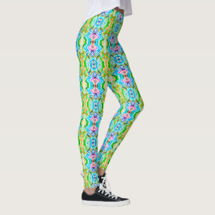 Cheerful Colourful Multi Colour Pattern Leggings