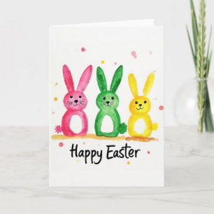 Cheerful Creature Watercolor Card