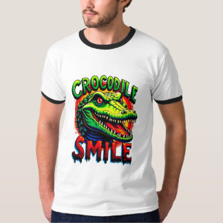 "Cheerful Crocodile Smile – Fun and Whimsical T-Shirt