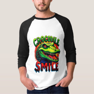 "Cheerful Crocodile Smile – Fun and Whimsical T-Shirt