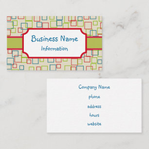 Cheerful Customised Business Card