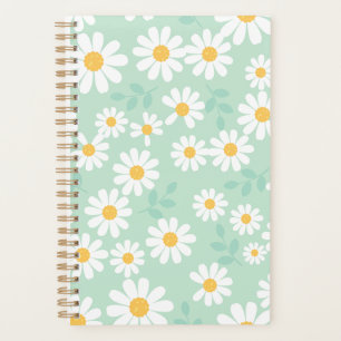  Cheerful Daisy Floral Planner Cover