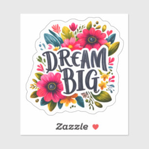 Cheerful Design: Bright Flowers & Words