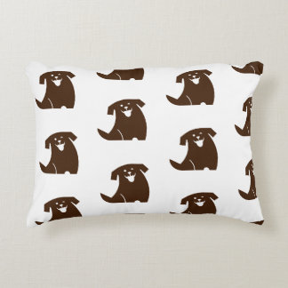 cheerful dog decorative cushion